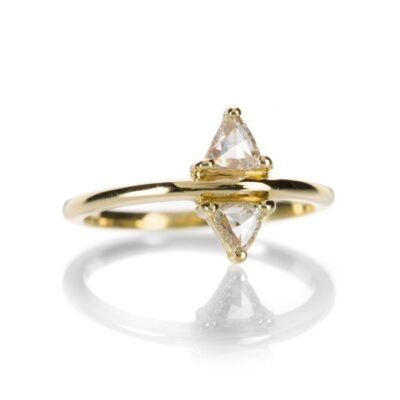 Rings Sethi Couture  | Trillion Rose Cut Diamond Ring