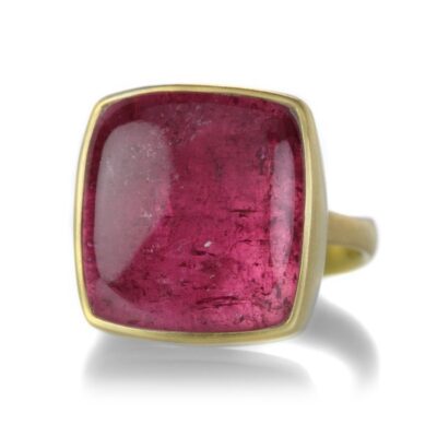 Rings Lola Brooks  | Cushion Shaped Pink Tourmaline Ring