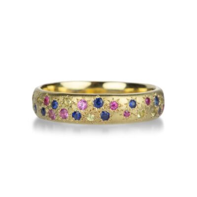 Rings Adel Chefridi  | 18K Multi-Sapphire Band