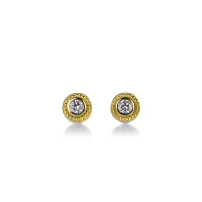 Earrings Barbara Heinrich  | 18K Round Diamond Studs