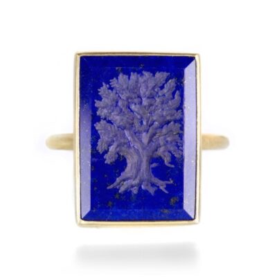 Rings Gabriella Kiss  | Lapis Tree Intagio Ring