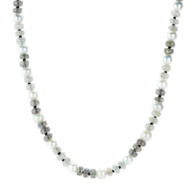 Necklaces Joseph Brooks  | Pearl, Labradorite And Moonstone Necklace