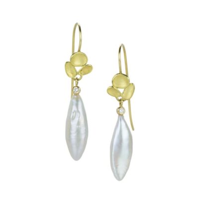 Earrings Barbara Heinrich  | American Mississippi Wing Pearl Earrings