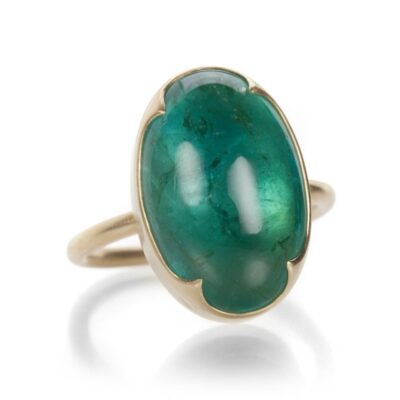 Rings Gabriella Kiss  | Bright Green Tourmaline Ring