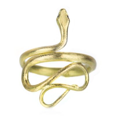 Rings Gabriella Kiss  | 18K Yellow Gold Large Snake Ring