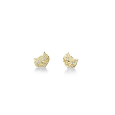 Earrings Victoria Cunningham  | Cat Stud Earrings