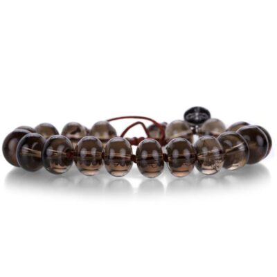 Bracelets Joseph Brooks  | Smooth 12Mm Smoky Quartz Bracelet