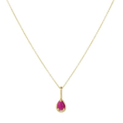 Necklaces Marian Maurer  | Teardrop Ruby City Pendant Necklace