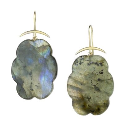 Earrings Gabriella Kiss  | Labradrorite Cloud Drop Earrings