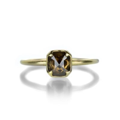 Rings Gabriella Kiss  | Square Brown Diamond Ring