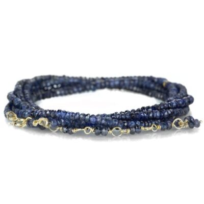 Bracelets Anne Sportun  | 18K Blue Sapphire Wrap Bracelet