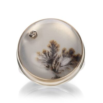 Rings Jamie Joseph  | Dendritic Agate Ring With Diamond