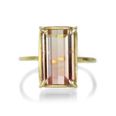 Rings Rosanne Pugliese  | Emerald Cut Blush Tourmaline Ring