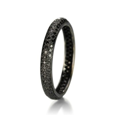 Rings Sethi Couture  | Black Diamond Pave Tire Band