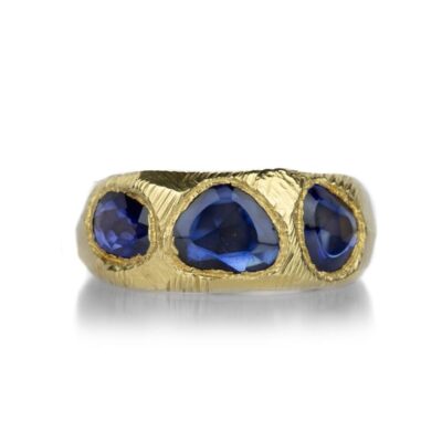 Rings Page Sargisson  | Triple Blue Sapphire Band