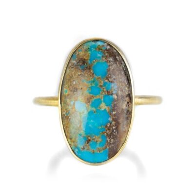 Rings Gabriella Kiss  | Persian Turquoise Oval Ring