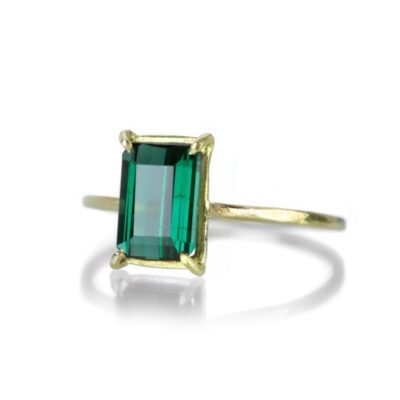 Rings Rosanne Pugliese  | Green Tourmaline Mini Gem Ring