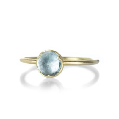 Rings Gabriella Kiss  | Round Aquamarine Ring