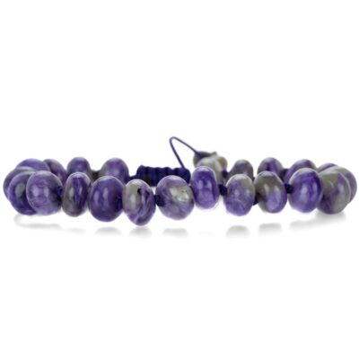 Bracelets Joseph Brooks  | 9Mm Smooth Charoite Bracelet