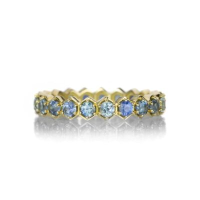 Rings Alexis Kletjian  | Hexagon Montana Sapphire Ring