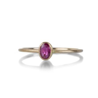 Rings Margaret Solow  | Rose Cut Ruby Ring