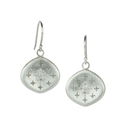 Earrings Adel Chefridi  | Four Star Silver Lights Earrings