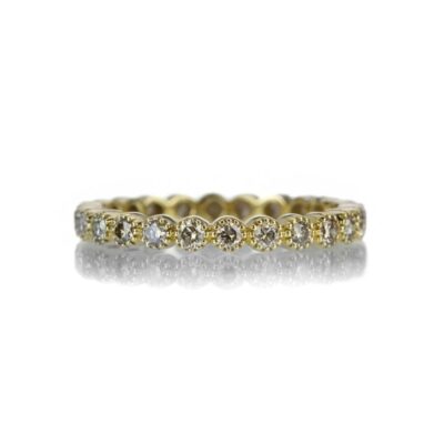 Rings Sethi Couture  | 18K Brown Diamond Bezel Set Band