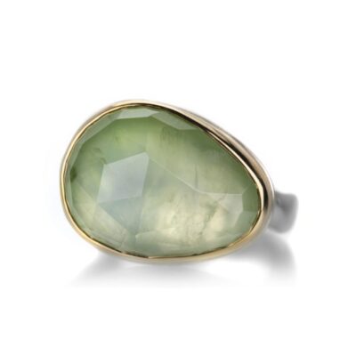 Rings Jamie Joseph  | Asymmetrical Rose Cut Prehnite Ring