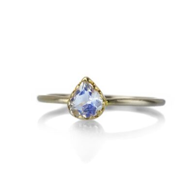 Rings Margaret Solow  | Teardrop Rainbow Moonstone Ring