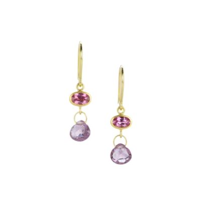 Earrings Mallary Marks  | Tourmaline And Garnet Apple & Eve Earrings