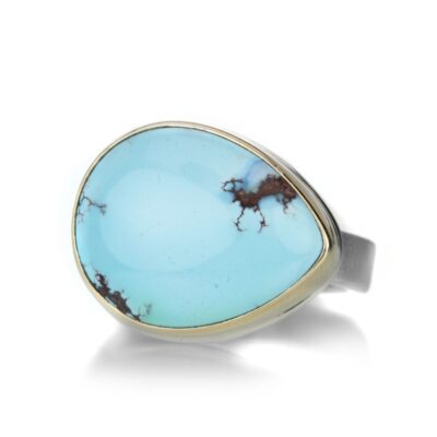 Rings Jamie Joseph  | Teardrop Shaped Kazakhstani Turquoise Ring