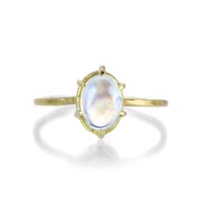 Rings Rosanne Pugliese  | Rainbow Moonstone Mini Gem Ring