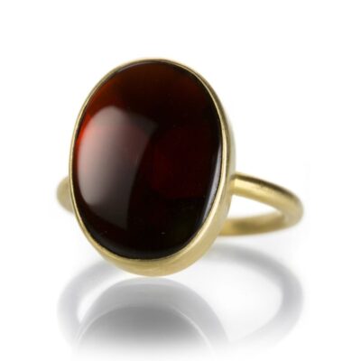 Rings Gabriella Kiss  | Oval Almandine Garnet Ring, 7.5