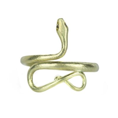 Rings Gabriella Kiss  | Small 14K Green Gold Snake Ring