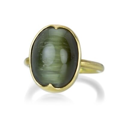 Rings Gabriella Kiss  | Cats Eye Green Tourmaline Ring