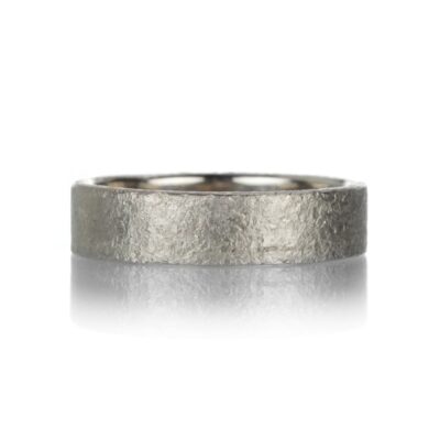 Rings Edward Burrowes  | 5Mm 18K Palladium Textured Band