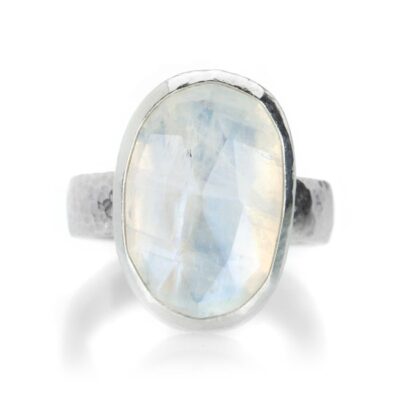 Rings Gurhan  | Rose Cut Rainbow Moonstone Ring