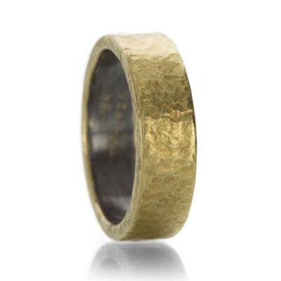 Rings Todd Pownell  | 7Mm Hammered Band