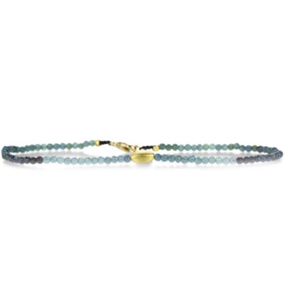 Bracelets Margaret Solow  | Blue Tourmaline And 18K Bead Bracelet