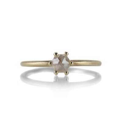 Rings Nicole Landaw  | Hexagonal Rose Cut Diamond Ring