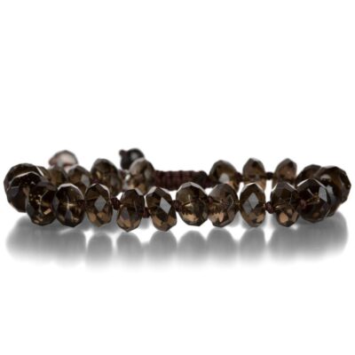 Bracelets Joseph Brooks  | Faceted 10Mm Dark Smoky Quartz Bracelet