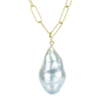 Necklaces Maria Beaulieu  | Large Baroque South Sea Pearl (Pendant Only)