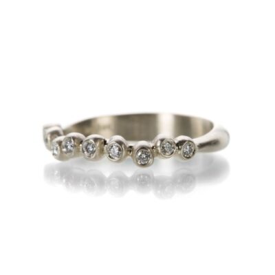 Rings Nicole Landaw  | Waving Section Diamond Band