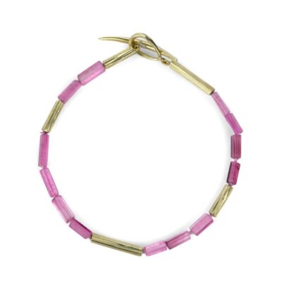 Bracelets Annette Ferdinandsen  | Pink Tourmaline Reed Bracelet