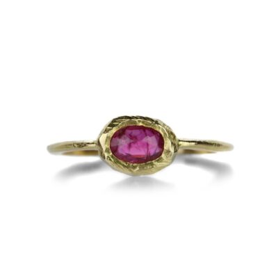 Rings Page Sargisson  | 18K Oval Ruby Ring