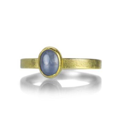 Rings Petra Class  | Small Oval Blue Star Sapphire Ring