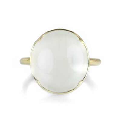 Rings Gabriella Kiss  | Cabochon White Moonstone Ring