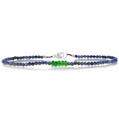 Bracelets Margaret Solow  | Lapis And Chrome Diopside Bracelet