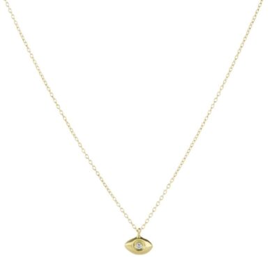 Necklaces Marian Maurer  | Micro Diamond Eye Pendant Necklace