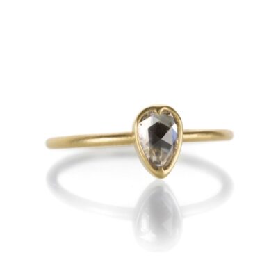 Rings Gabriella Kiss  | Pear Shaped Rose Cut Diamond Ring